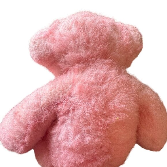 Vintage A&A SABLE Teddy Bear Frosted Pink Soft Realistic Fur 12in Plush Rare - Picture 6 of 7